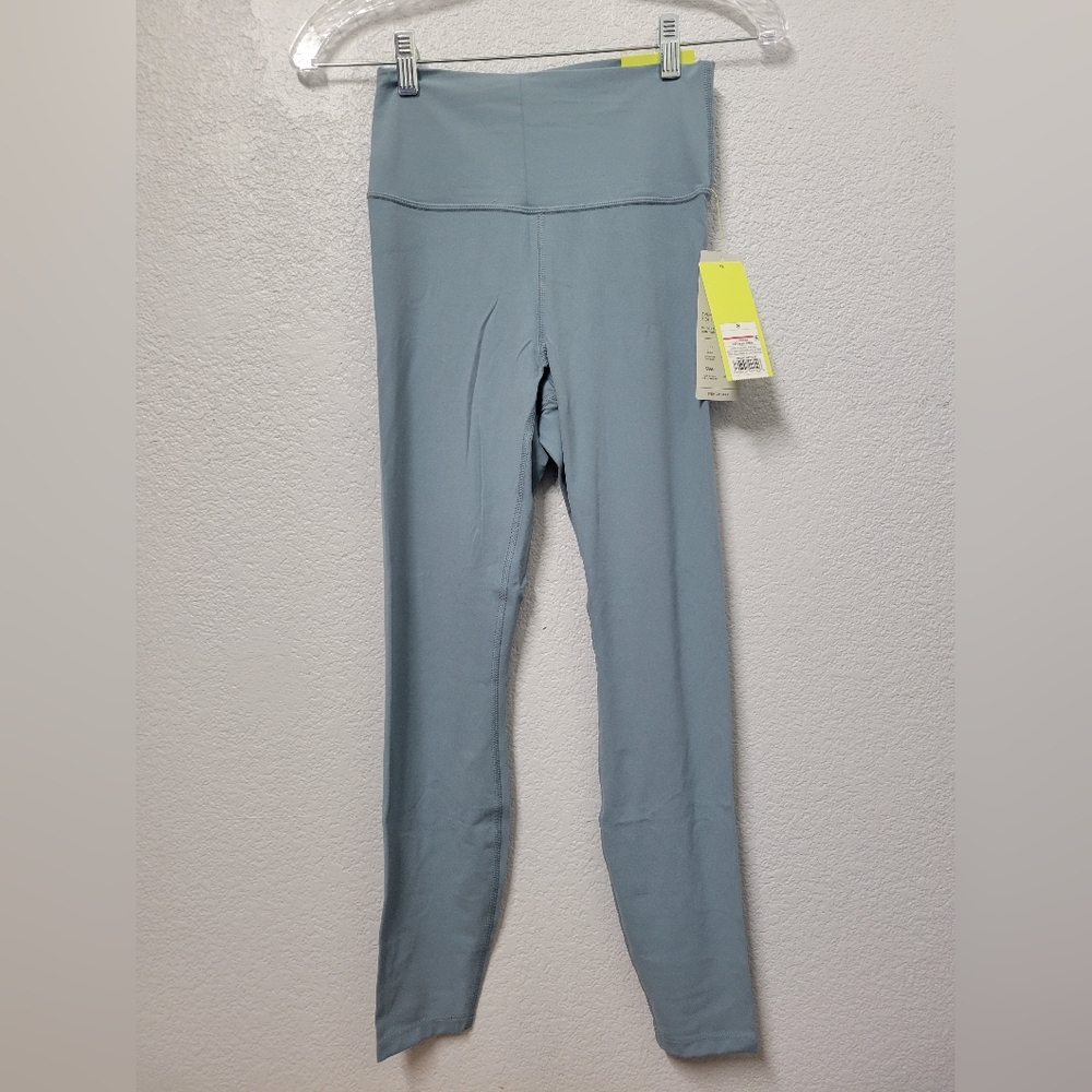 All in Motion Womens Slate Blue Ultra High-Rise 7/8 Leggings Small Nwt